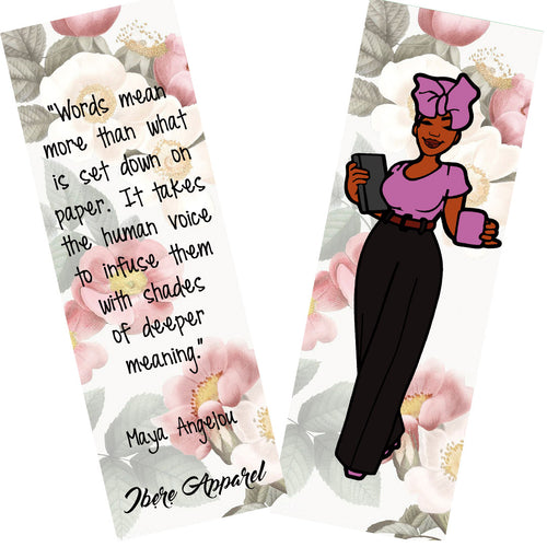 Words mean more than what is set down on paper - Maya Angelou | BOOKMARK
