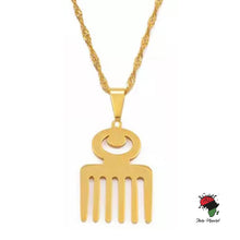 Load image into Gallery viewer, ADINKRA SYMBOL PENDANT NECKLACE - Ibere Apparel
