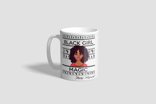ZAKIYYAH - BLACK GIRL MAGIC- Printed Ceramic Mug - Ibere Apparel