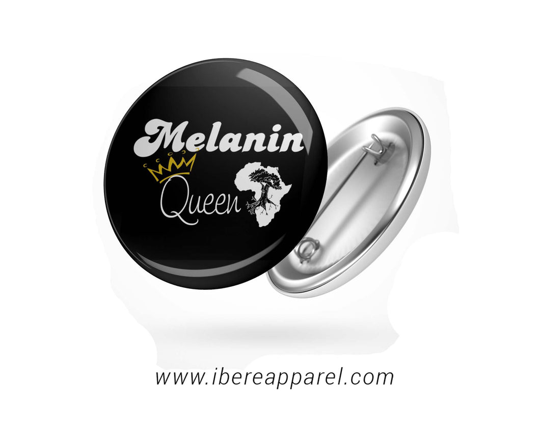 Melanin Queen Button badge
