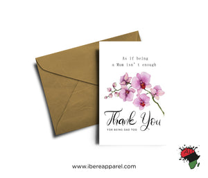 AS IF BEING A MUM ISN'T ENOUGH - THANK YOU |  Greeting Card