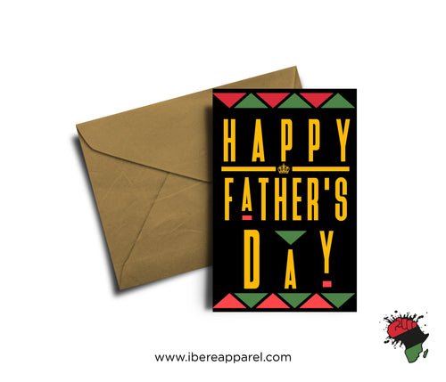 HAPPY FATHER'S DAY |  Greeting Card