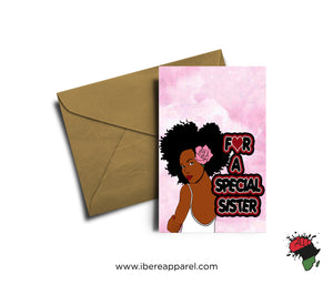 FOR A SPECIAL SISTER | Greeting Card