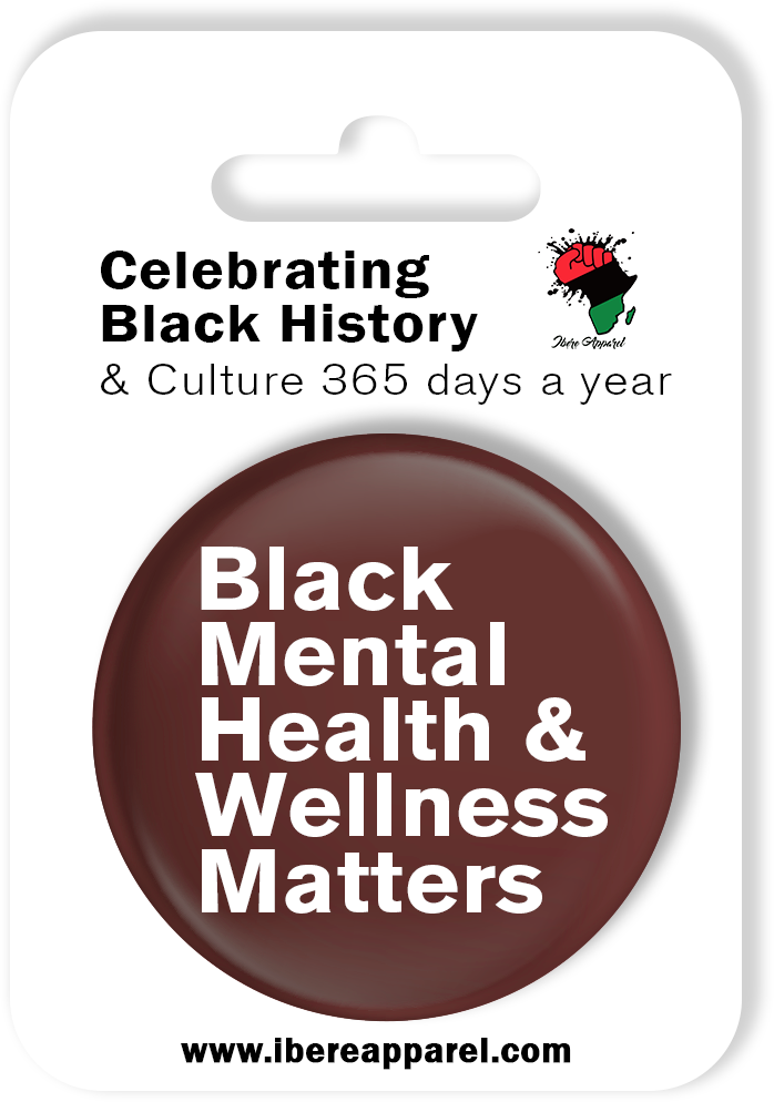 BLACK MENTAL HEALTH | 38MM Button Badge