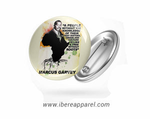 Marcus Garvey Button badges - Ibere Apparel