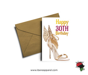 HAPPY 30TH BIRTHDAY |  Greeting Card