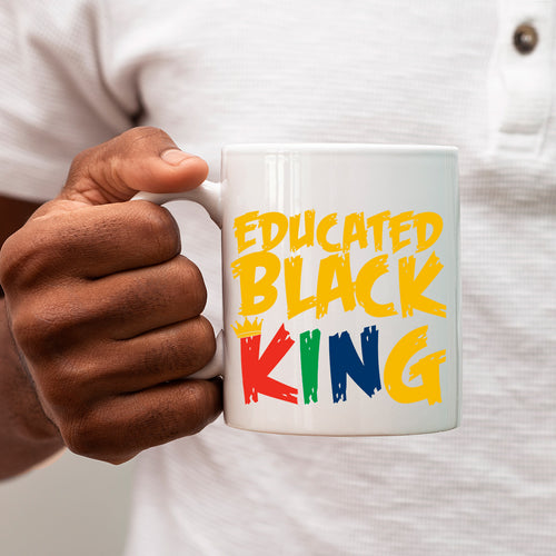 Educated Black King Mug