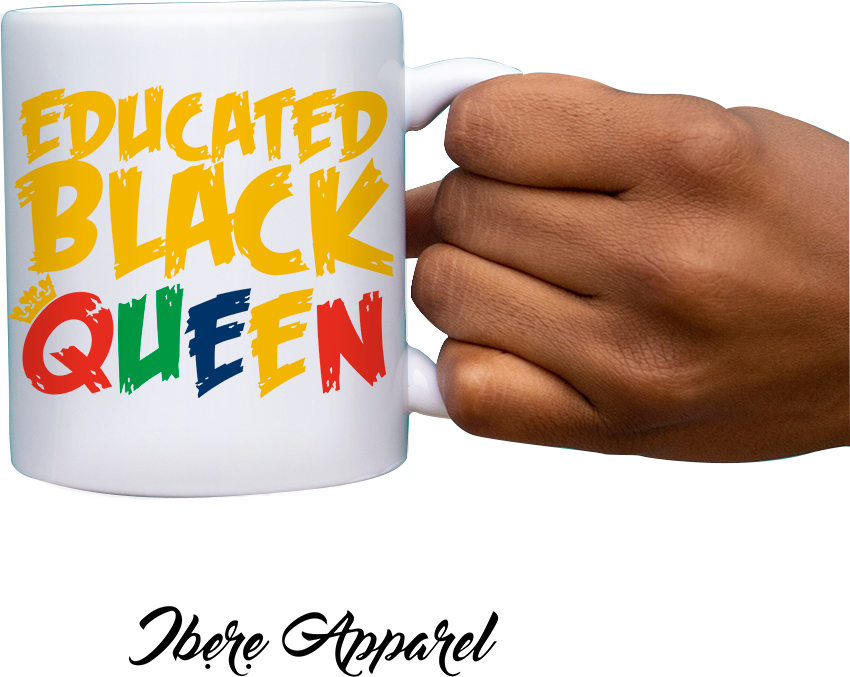 Educated Black Queen Mug
