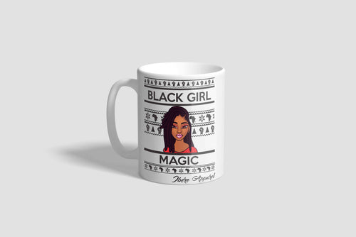 NATASHA - BLACK GIRL MAGIC- Printed Ceramic Mug - Ibere Apparel