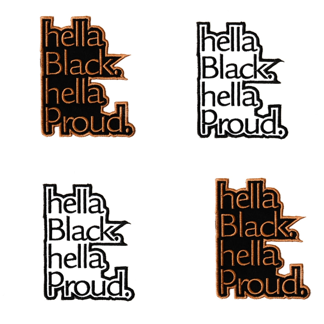 Hella Black. Hella Proud Patch - Ibere Apparel