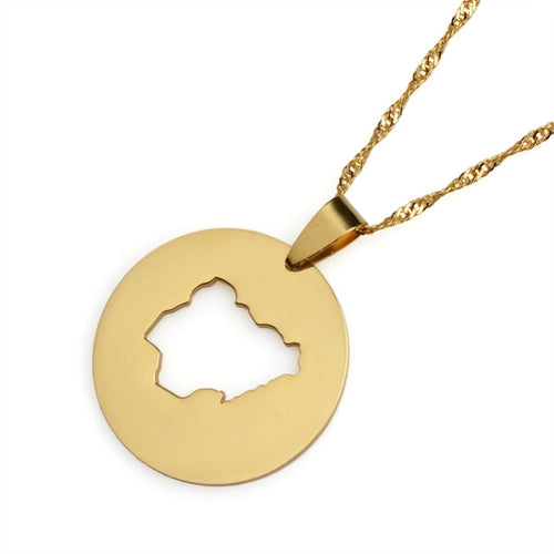 Country Map pendant - Ibere Apparel