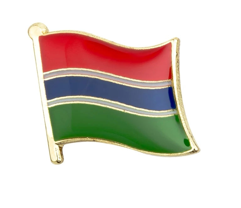 Gambia Flag Pin