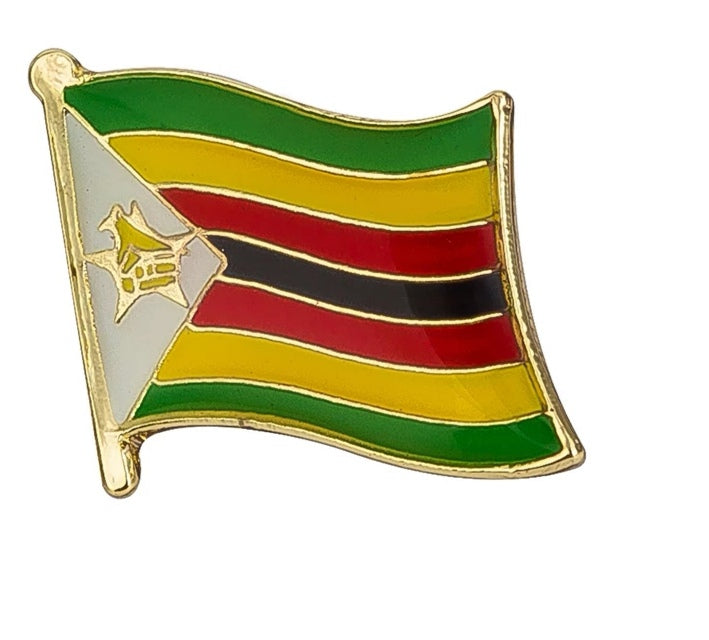 Zimbabwe Flag Pin