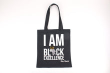 Load image into Gallery viewer, I AM BLACK EXCELLENCE TOTE BAG - Ibere Apparel