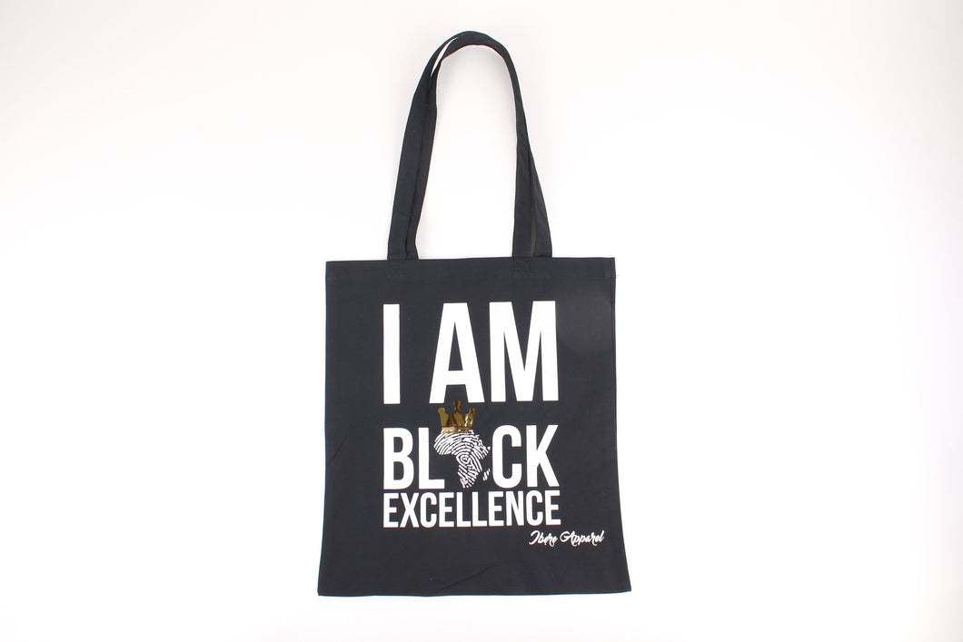 I AM BLACK EXCELLENCE TOTE BAG - Ibere Apparel