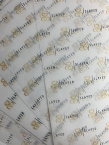 FIVER FRIDAY:60 Customised Round 2-inch Circle Logo Sticker