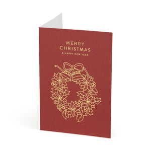 Merry Christmas & Happy New Year | Gold Foiled