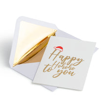 Load image into Gallery viewer, Happy Ho Ho Ho To You | Gold Foiled