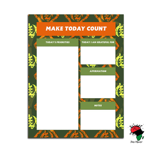 Make Today Count | A5 NOTEPAD