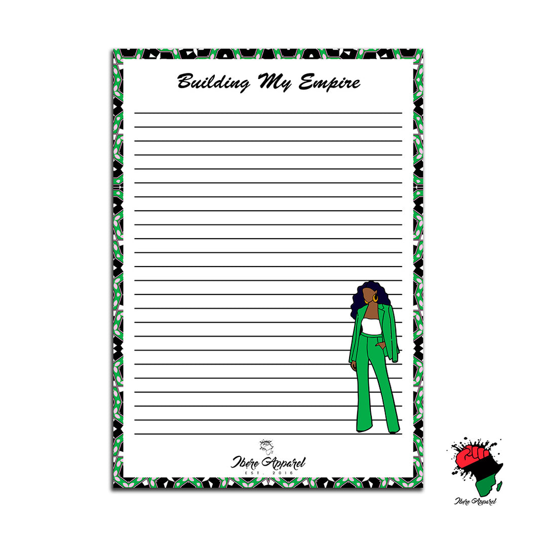 Building My Empire | A5 NOTEPAD