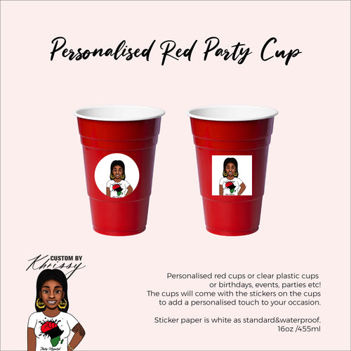 Personalised Red Party Cup