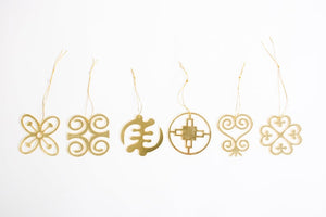 Adinkra Symbol Ornaments - Ibere Apparel